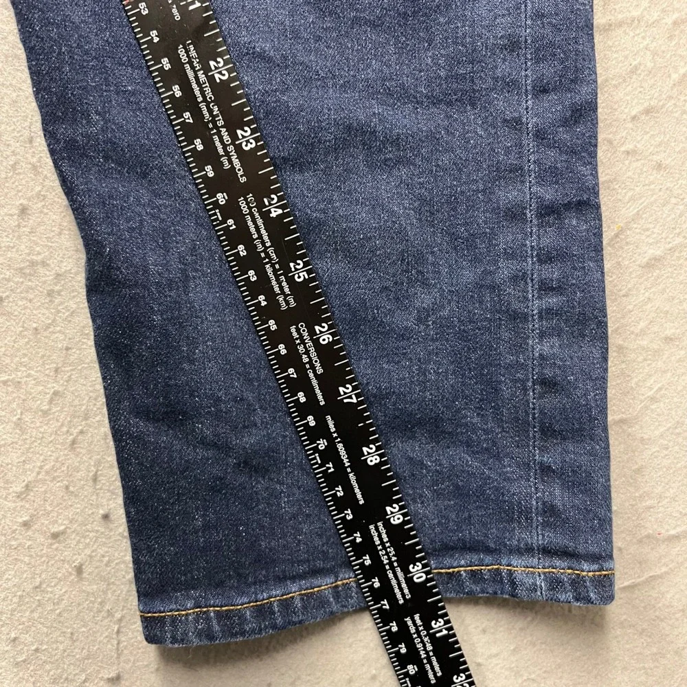 Selvedge Flint and Tinder Slim Fit Jeans Mens 38x29 Dark Wash Blue Denim 2109